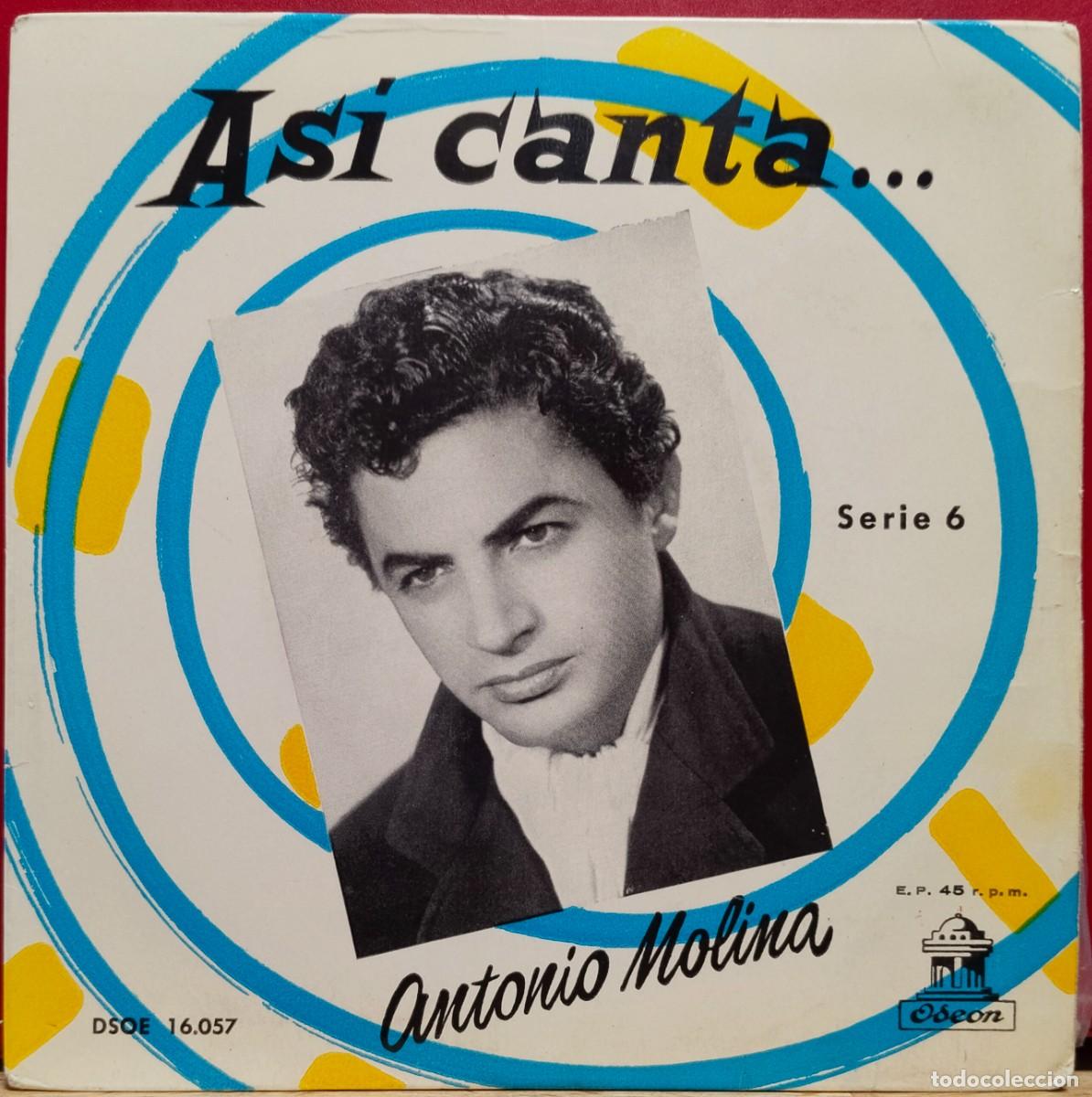 Discos de vinilo: Antonio Molina / Odeon DSOE 16057