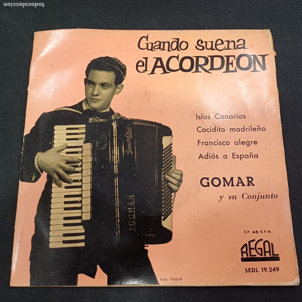 Discos de vinilo: GOMAR Y SU CONJUNTO/ISLAS CANARIAS/SINGLE. - Foto 1