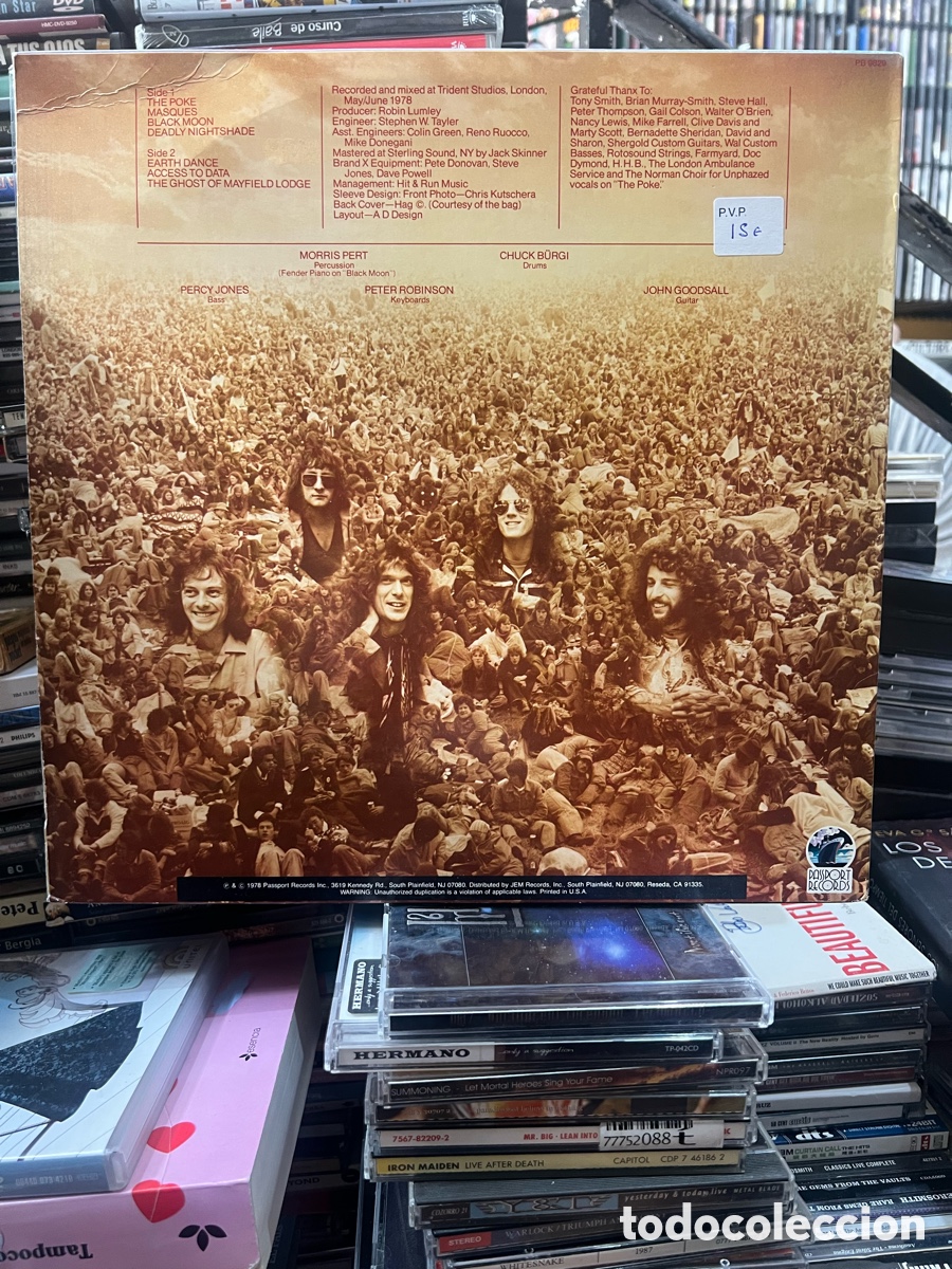 Discos de vinilo: Brand X Masques Phil Collins - Foto 2