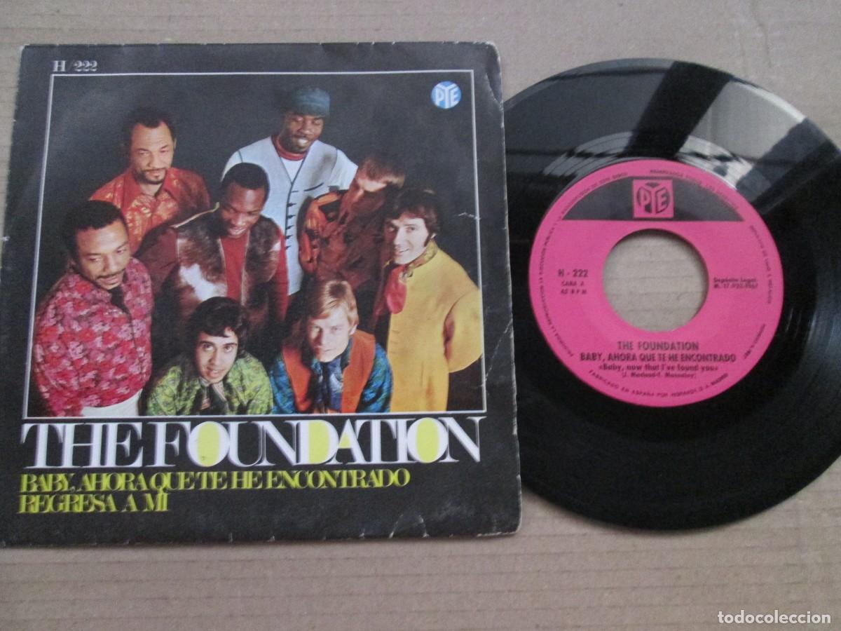 Discos de vinilo: THE FOUNDATIONS - Baby Ahora que te he encontrado / Regresa a Mi. Single, ed espa&ntilde;ola 7&rdquo; 1967. VG+