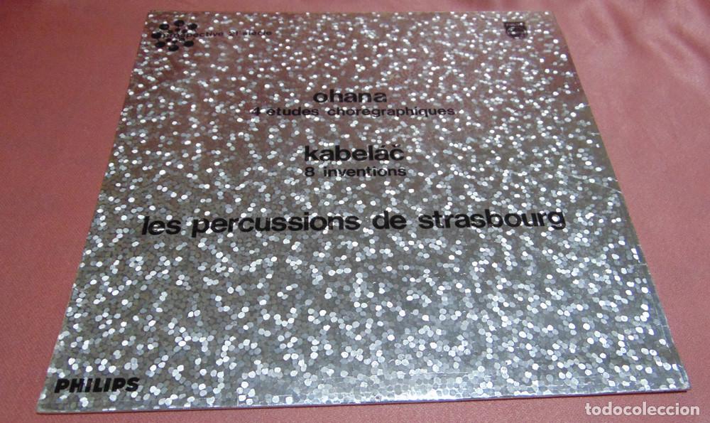 Discos de vinilo: Ohana, Kabelac - Les Percussions De Strasbourg &lrm;&ndash; 4 Etudes Chor&eacute;graphiques / 8 Inventions - LP 1970