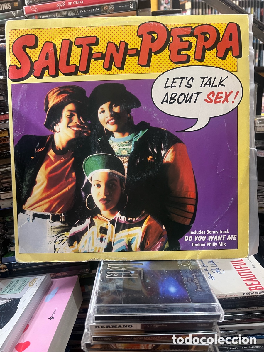 Discos de vinilo: Salt-n-pepa Let&rsquo;s talk about sex!