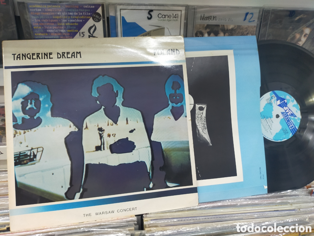 Discos de vinilo: Tangerine dream doble LP poland the warsaw concert 1984 carpeta doble