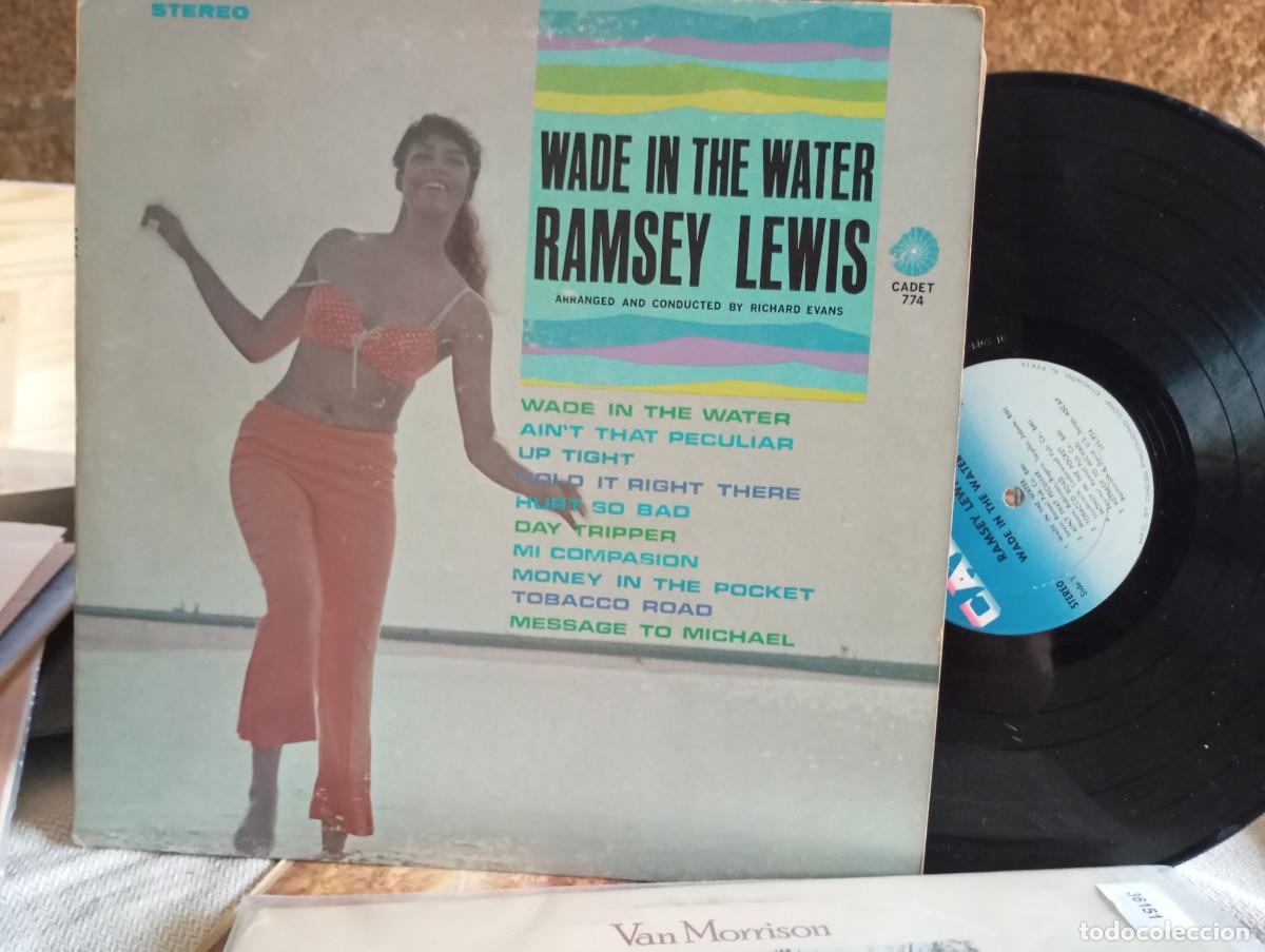 Discos de vinilo: LP original USA THE RAMSEY LEWIS TRIO WADE IN THE WATER PORTADA VG+
