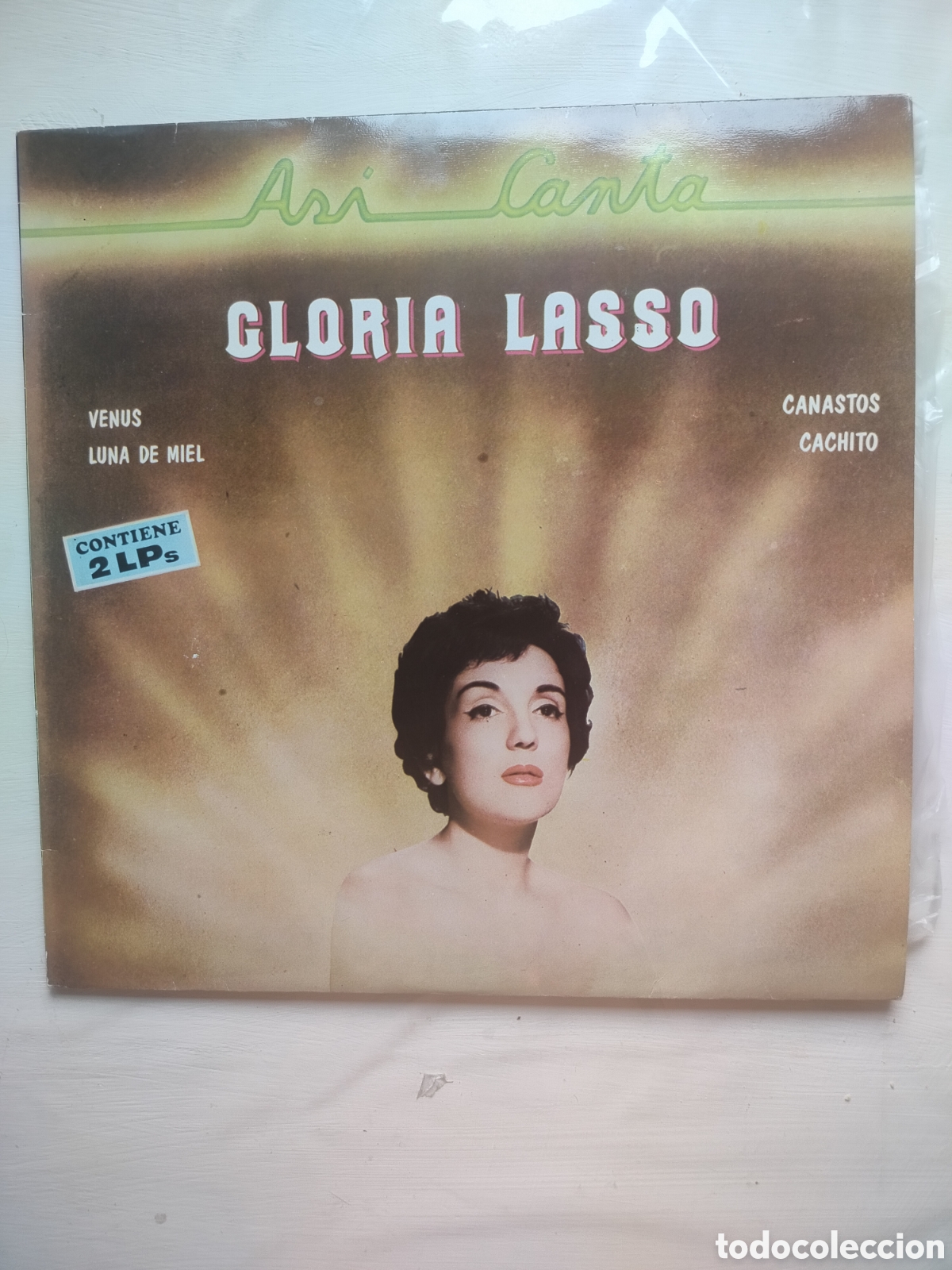Discos de vinilo: Gloria Lasso 2xLPs As&iacute; Canta