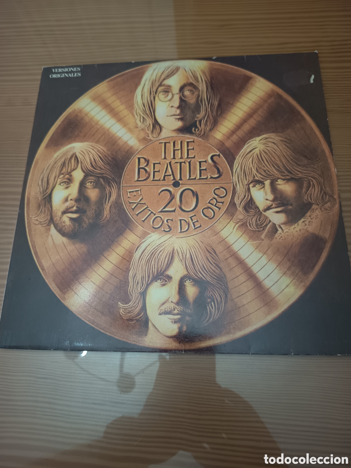 Discos de vinilo: Disco vinilo LP de The Beatles &rdquo; 20 &Eacute;xitos De Oro &rdquo; , edici&oacute;n espa&ntilde;ola de 1979