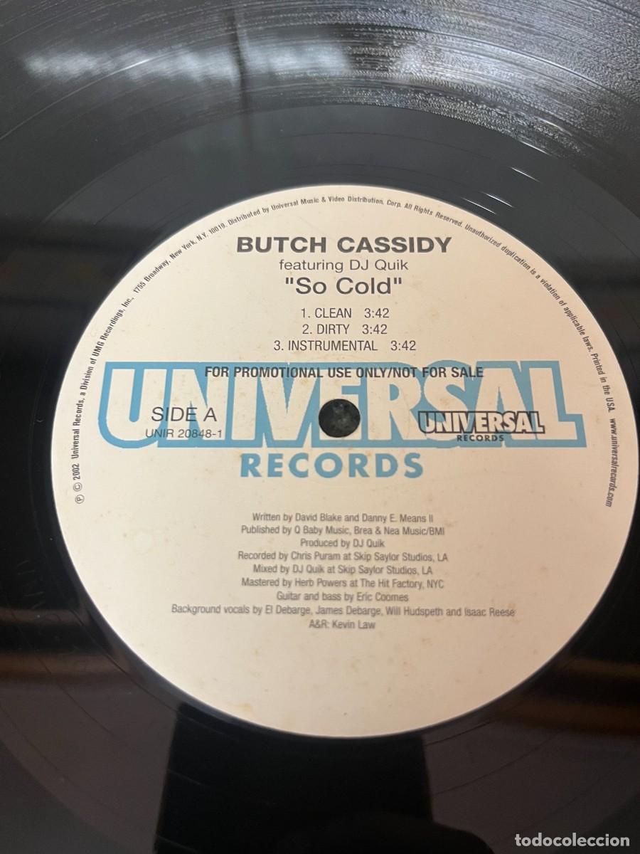 Discos de vinilo: Butch Cassidy Featuring DJ Quik So Cold - Foto 3