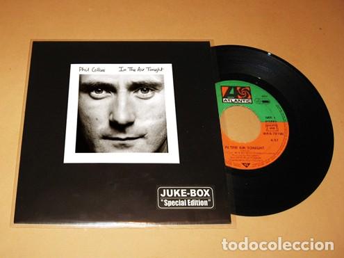 Discos de vinilo: PHIL COLLINS - IN THE AIR TONIGHT - SINGLE - 1981 - JUKE-BOX - SU HIT DEBUT EN SOLITARIO / N&ordm;1 UK