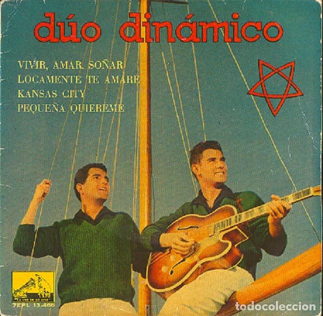 Discos de vinilo: D&uacute;o Din&aacute;mico &ndash; Vivir, amar, so&ntilde;ar; Locamente te amar&eacute;; Kansas City + 1 &ndash; VSA 13.466 &ndash; 1960