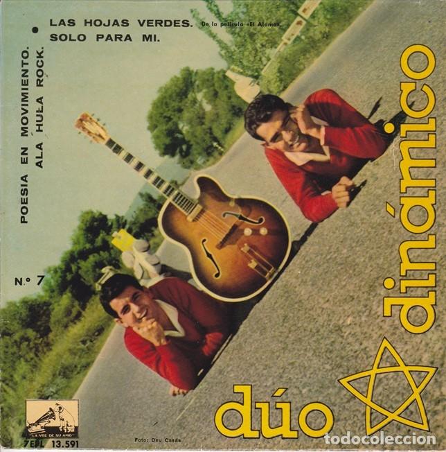 Discos de vinilo: D&uacute;o Din&aacute;mico &ndash; Las hojas verdes; Poes&iacute;a en movimiento; S&oacute;lo para m&iacute; + 1 &ndash; VSA 13.591 &ndash; 1961