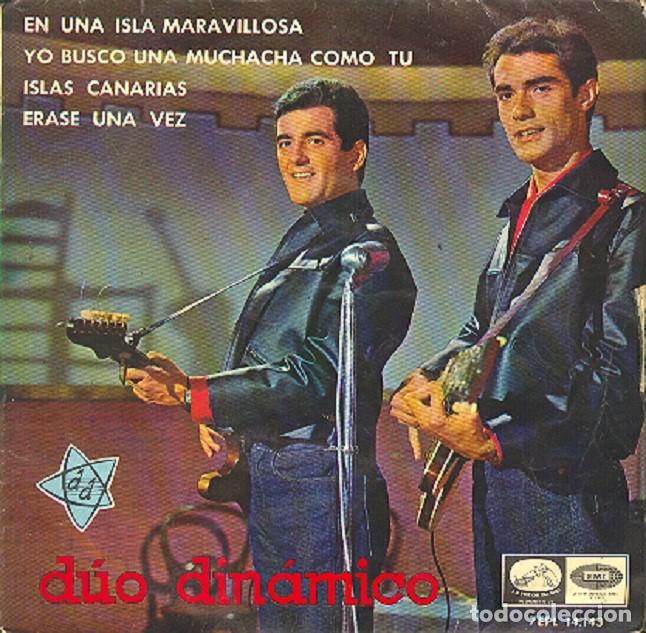 Discos de vinilo: D&uacute;o Din&aacute;mico &ndash; En una isla maravillosa; Islas Canarias; &Eacute;rase una vez + 1 &ndash; VSA 14.143 &ndash; 1965