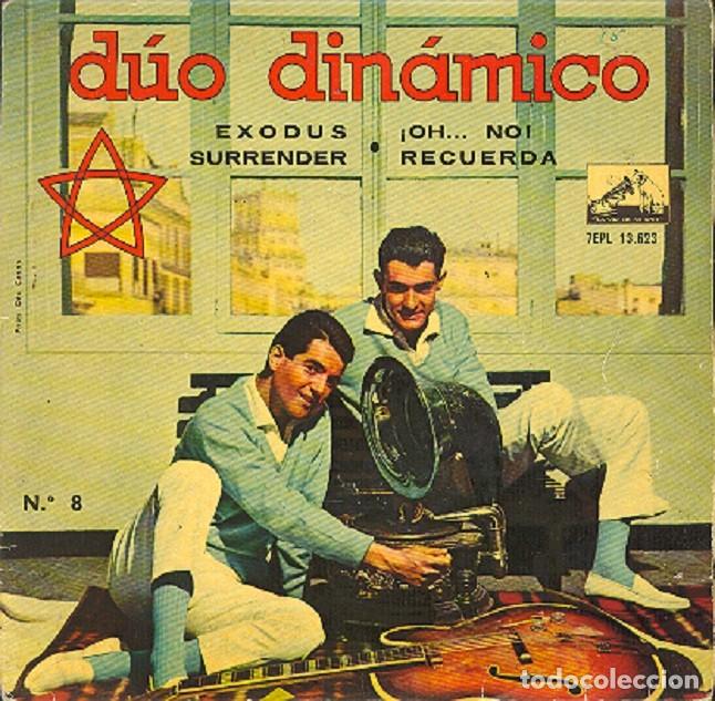 Discos de vinilo: D&uacute;o Din&aacute;mico &ndash; Exodus; Surrender; Recuerda + 1 &ndash; VSA 13.623 &ndash; 1961