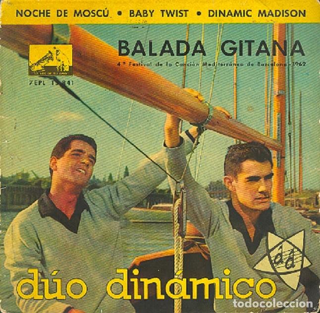 Discos de vinilo: D&uacute;o Din&aacute;mico &ndash; Noche de Mosc&uacute;; Baby Twist; Balada gitana + 1 &ndash; VSA 13.841 &ndash; 1962