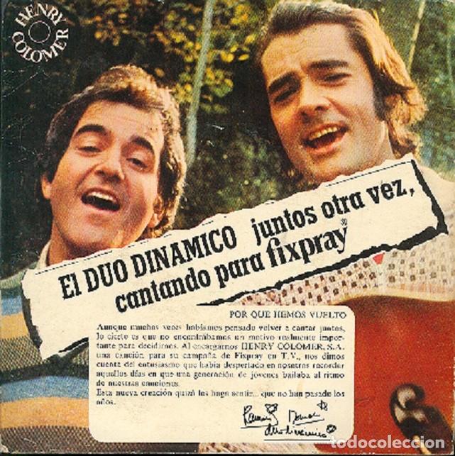 Discos de vinilo: D&uacute;o Din&aacute;mico &ndash; &iexcl;Oh! Carol; Perd&oacute;name &ndash; HENRY COLOMER &ndash; 1976
