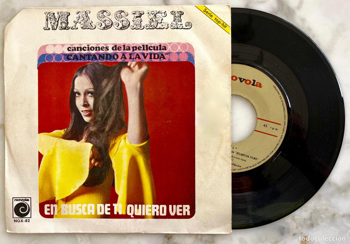 Discos de vinilo: MASSIEL. EN BUSCA DE TI. DE LA PELICULA CANTANDO A LA VIDA. SINGLE PROMOCIONAL 1968 ESPA&Ntilde;A