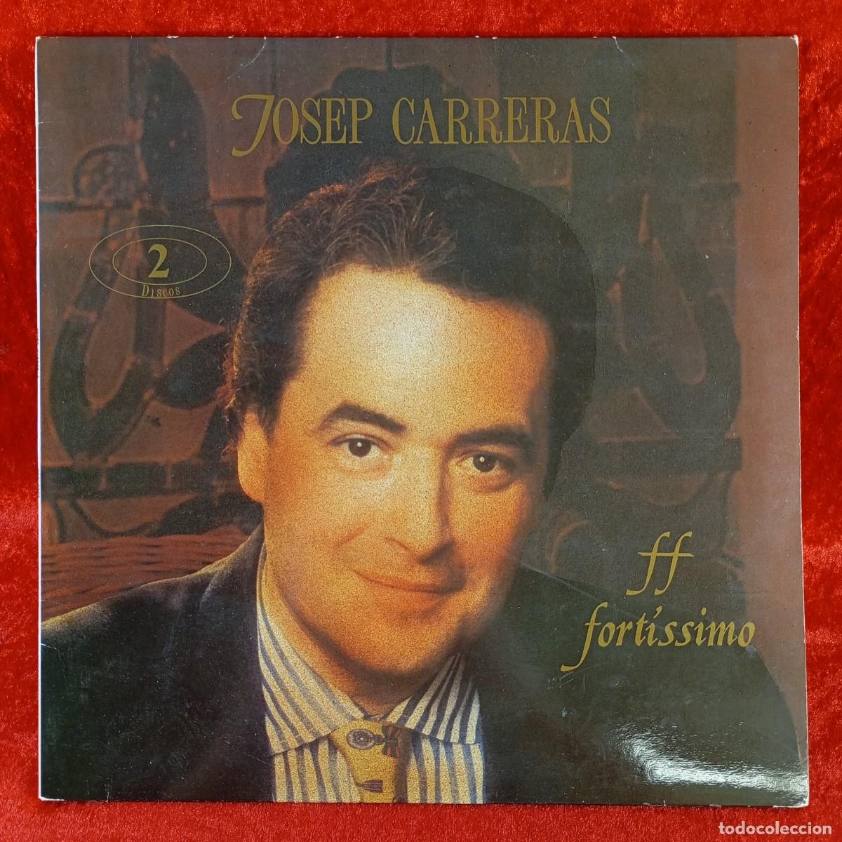 Discos de vinilo: JOSEP CARRERAS - FF FORT&Iacute;SSIMO - 31312322 - 2 LPs VINILO - DISCO - MUSICA / 1889