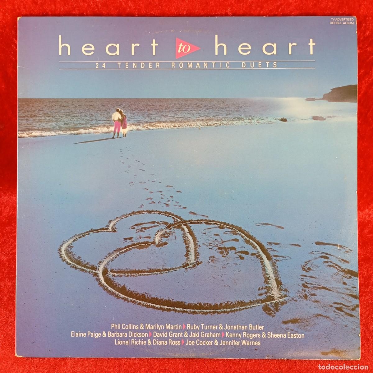 Discos de vinilo: HEART TO HEART - 24 TENDER ROMANTIC DUETS - NE 1318 - 2 LPs VINILO - DISCO - MUSICA / 1906