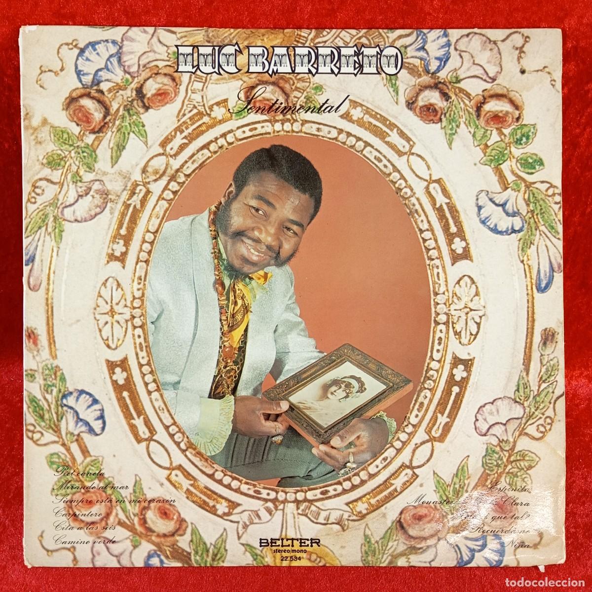 Discos de vinilo: LUC BARRETO - SENTIMENTAL - 22.534 - LP VINILO - DISCO - MUSICA / 1913