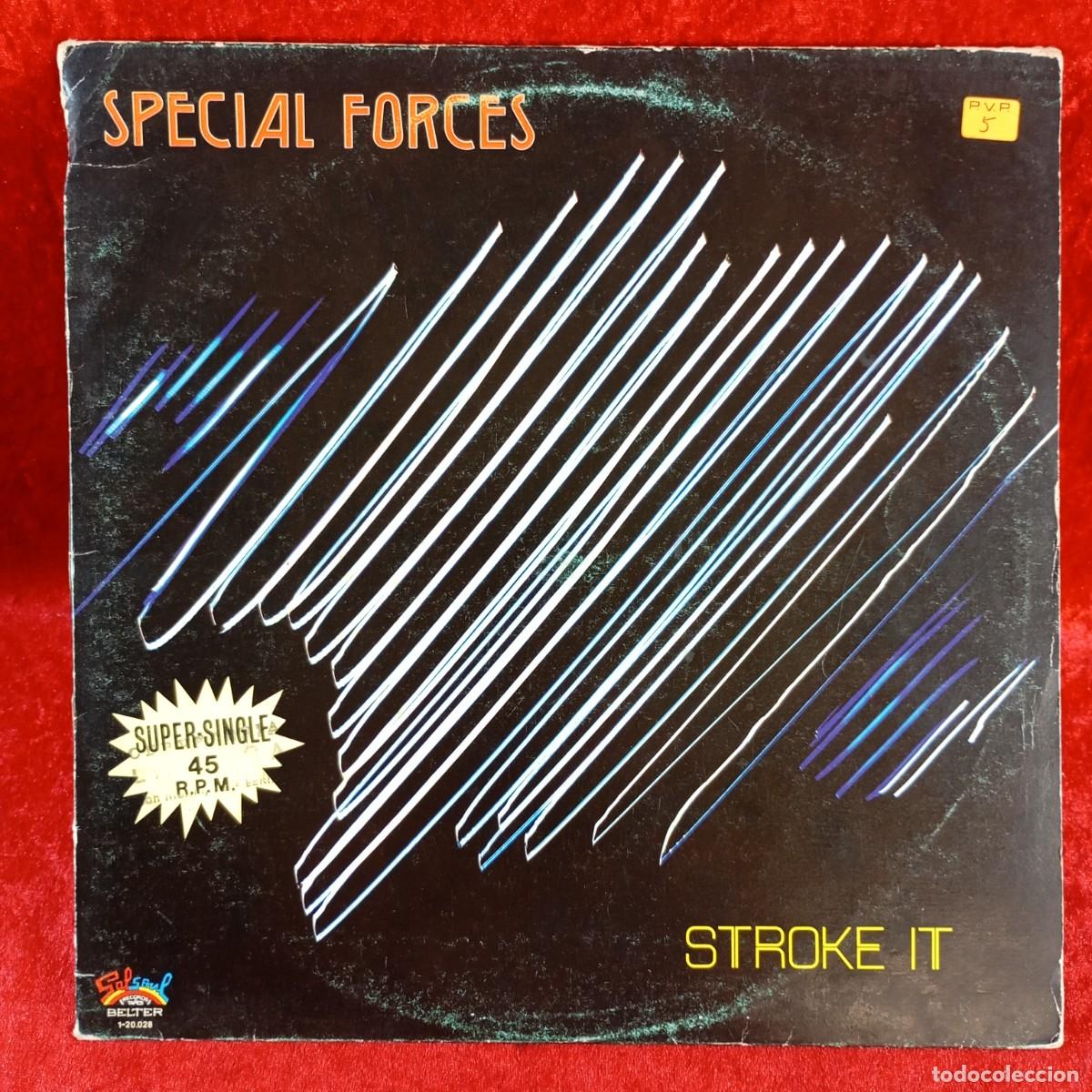 Discos de vinilo: SPECIAL FORCES - STROKE IT - 1-20.028 - LP VINILO - DISCO - MUSICA / 1917