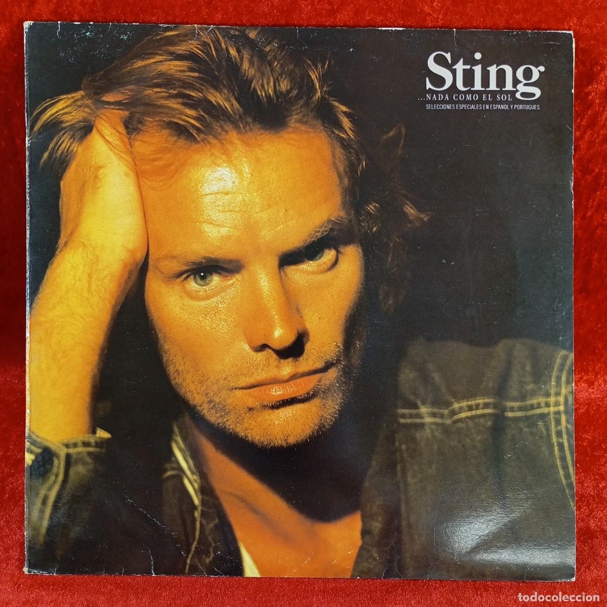 Discos de vinilo: STING - ...NADA COMO EL SOL - 393 295-1 - LP VINILO - DISCO - MUSICA / 1921