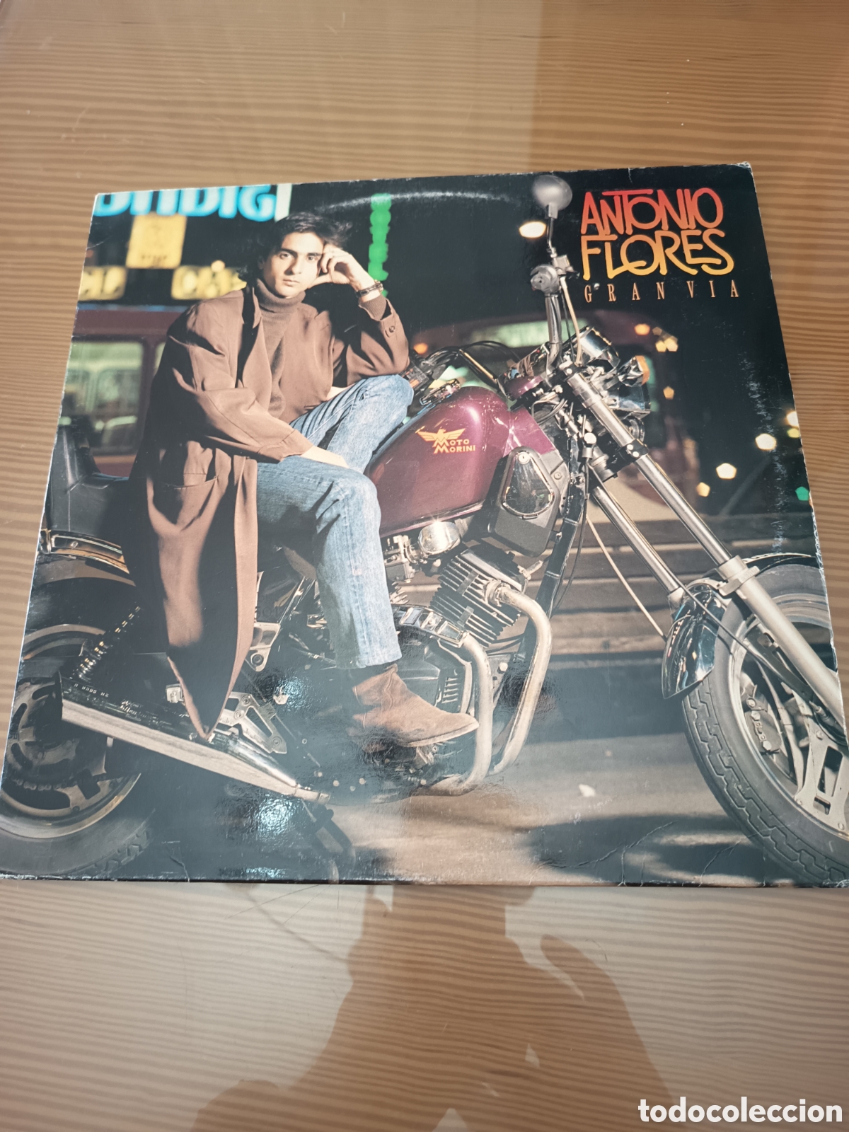 Discos de vinilo: Disco vinilo LP de Antonio Flores &rdquo; Gran V&iacute;a &rdquo; primera edici&oacute;n espa&ntilde;ola,muy buen estado