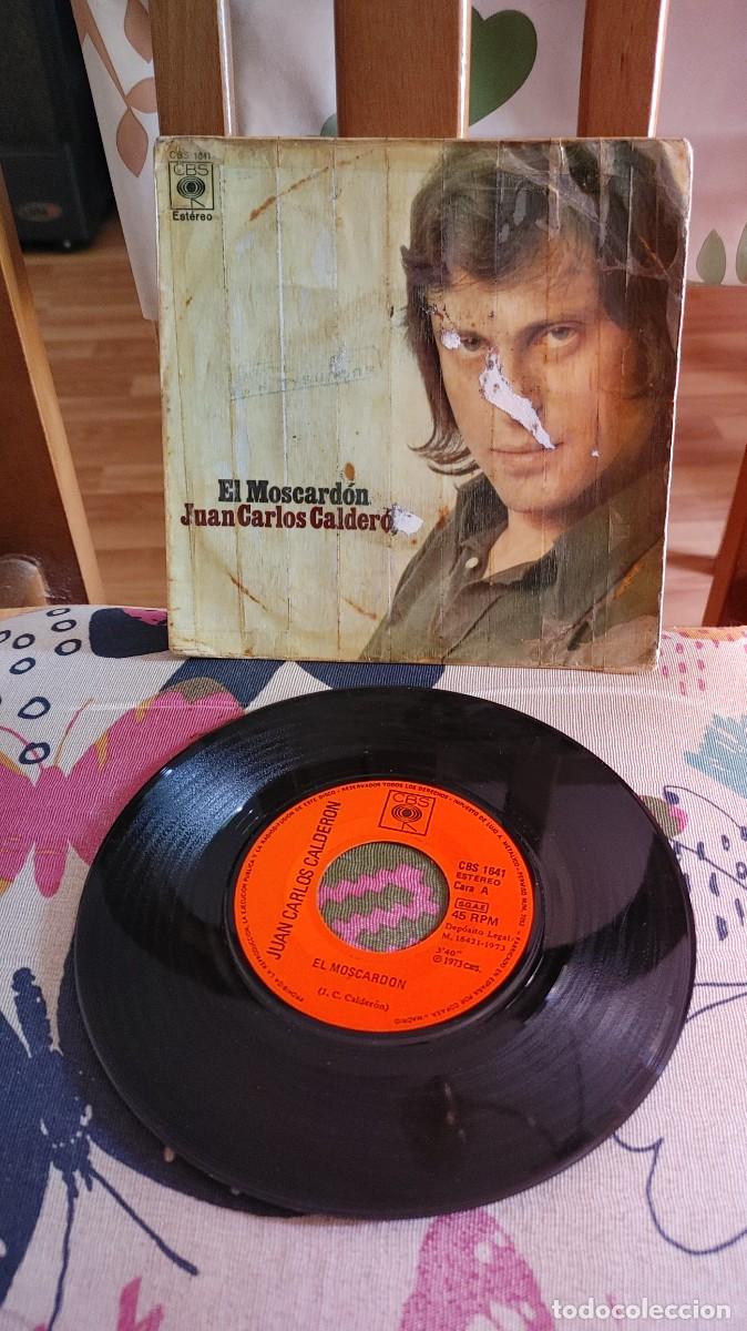 Discos de vinilo: JUAN CARLOS CALDERON-SINGLE EL MOSCARDON
