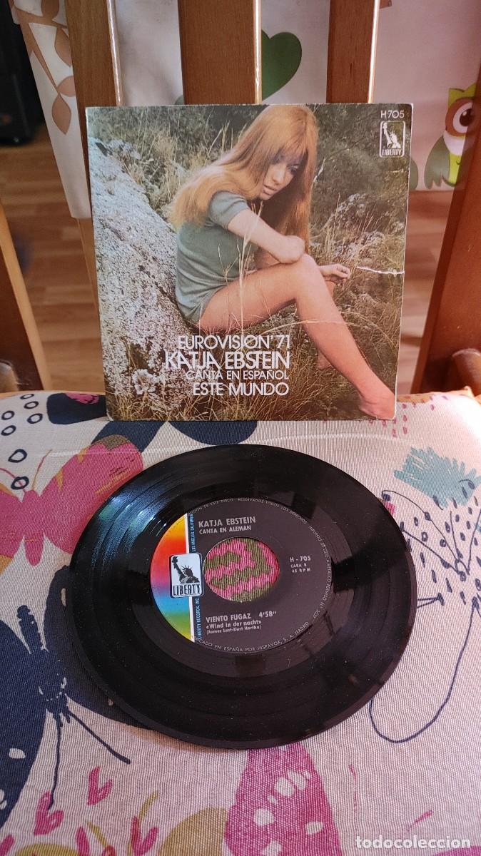 Discos de vinilo: KATJA EBSTEIN-SINGLE ESTE MUNDO-EN ESPA&Ntilde;OL