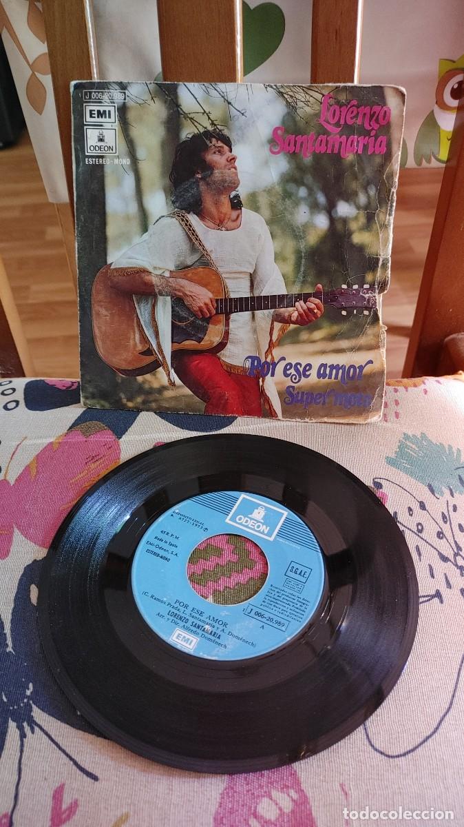 Discos de vinilo: LORENZO SANTAMARIA-SINGLE POR ESE AMOR