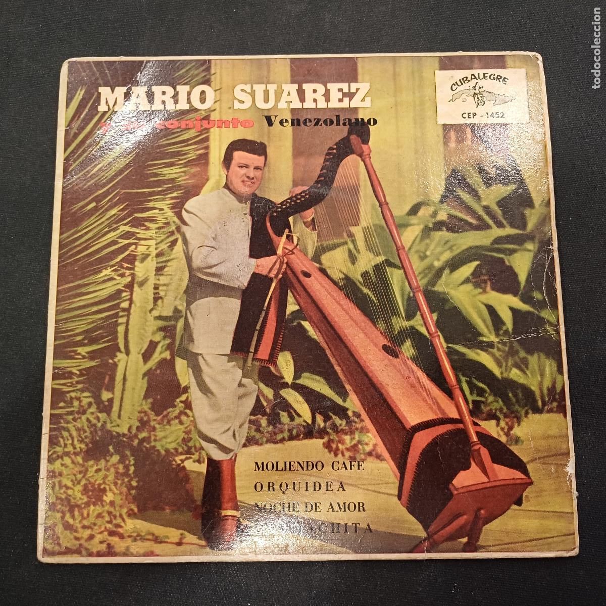 Discos de vinilo: MARIO SUAREZ Y SU CONJUNTO VENEZOLANO/MOLIENDO CAFE/SINGLE.