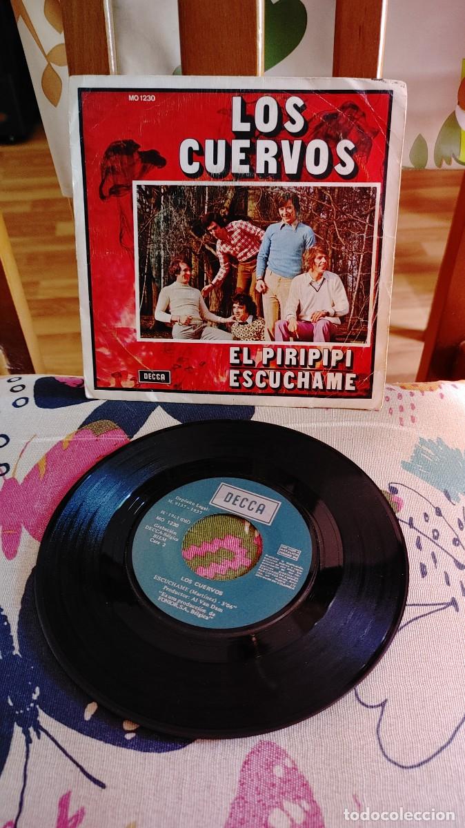 Discos de vinilo: LOS CUERVOS-SINGLE EL PIRIPIPI - Foto 1