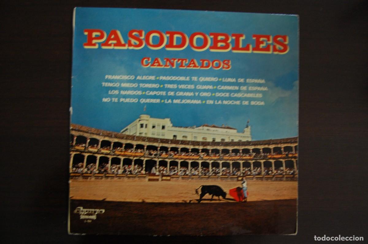 Discos de vinilo: PASODOBLES CANTADOS discogr&aacute;fica OLIMPO
