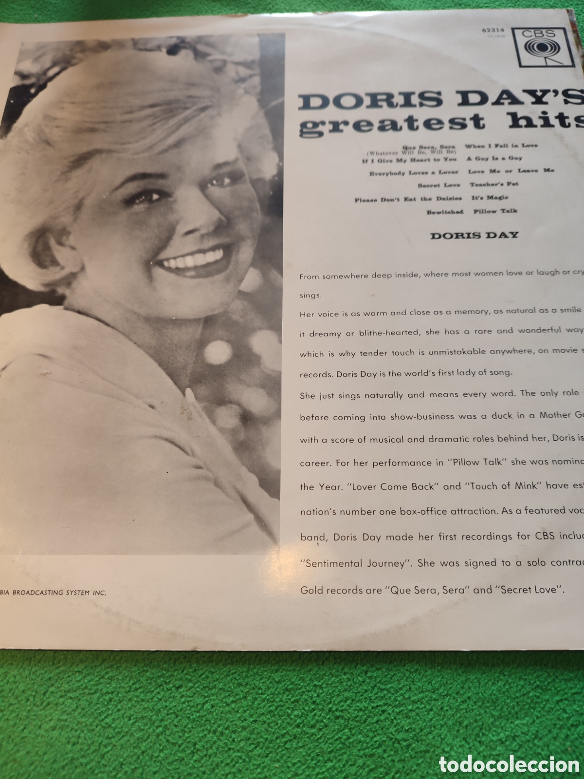 Discos de vinilo: Doris Days - Greastest Hits Edici&oacute;n original - Foto 2