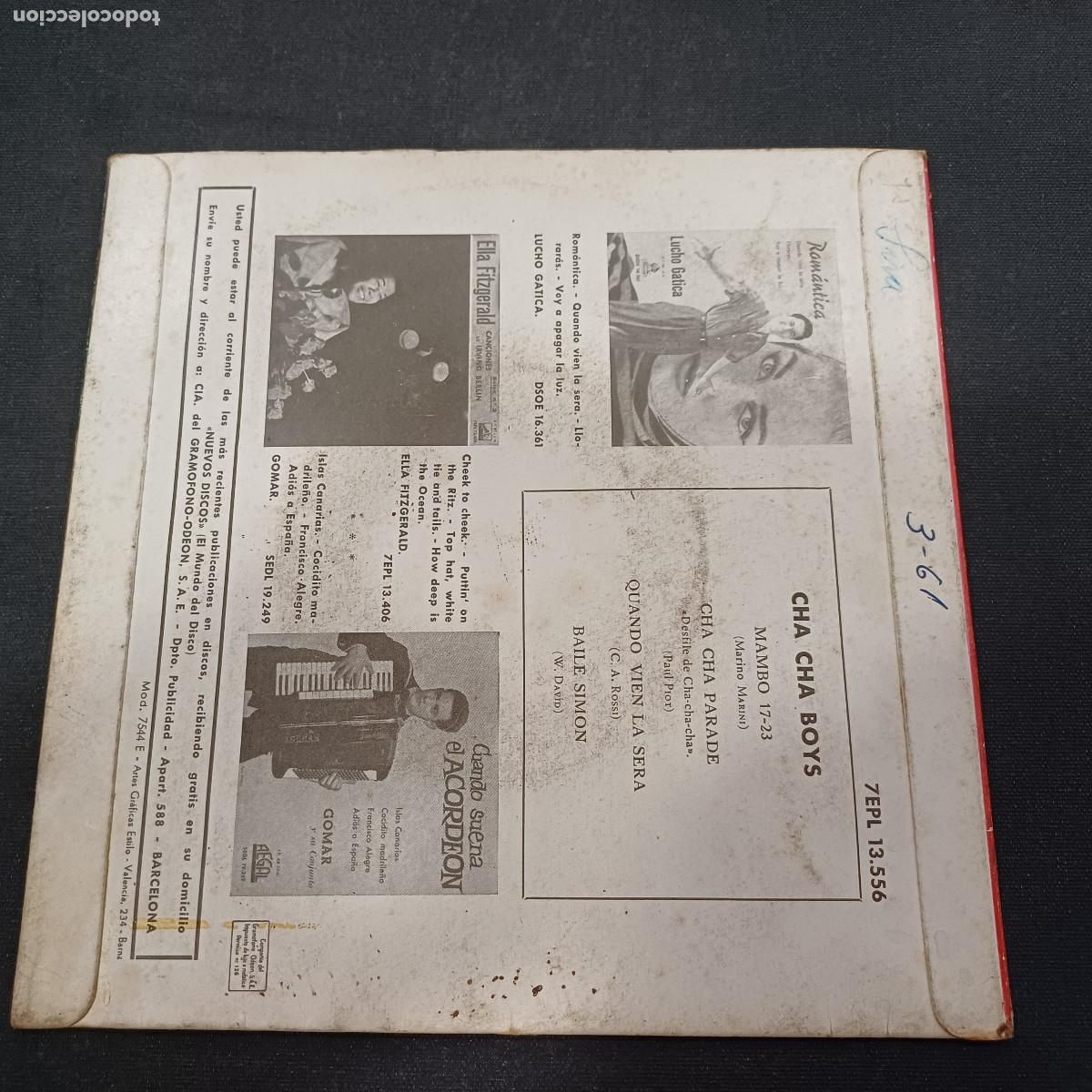Discos de vinilo: CHA CHA BOYS/MAMBO/SINGLE. - Foto 3