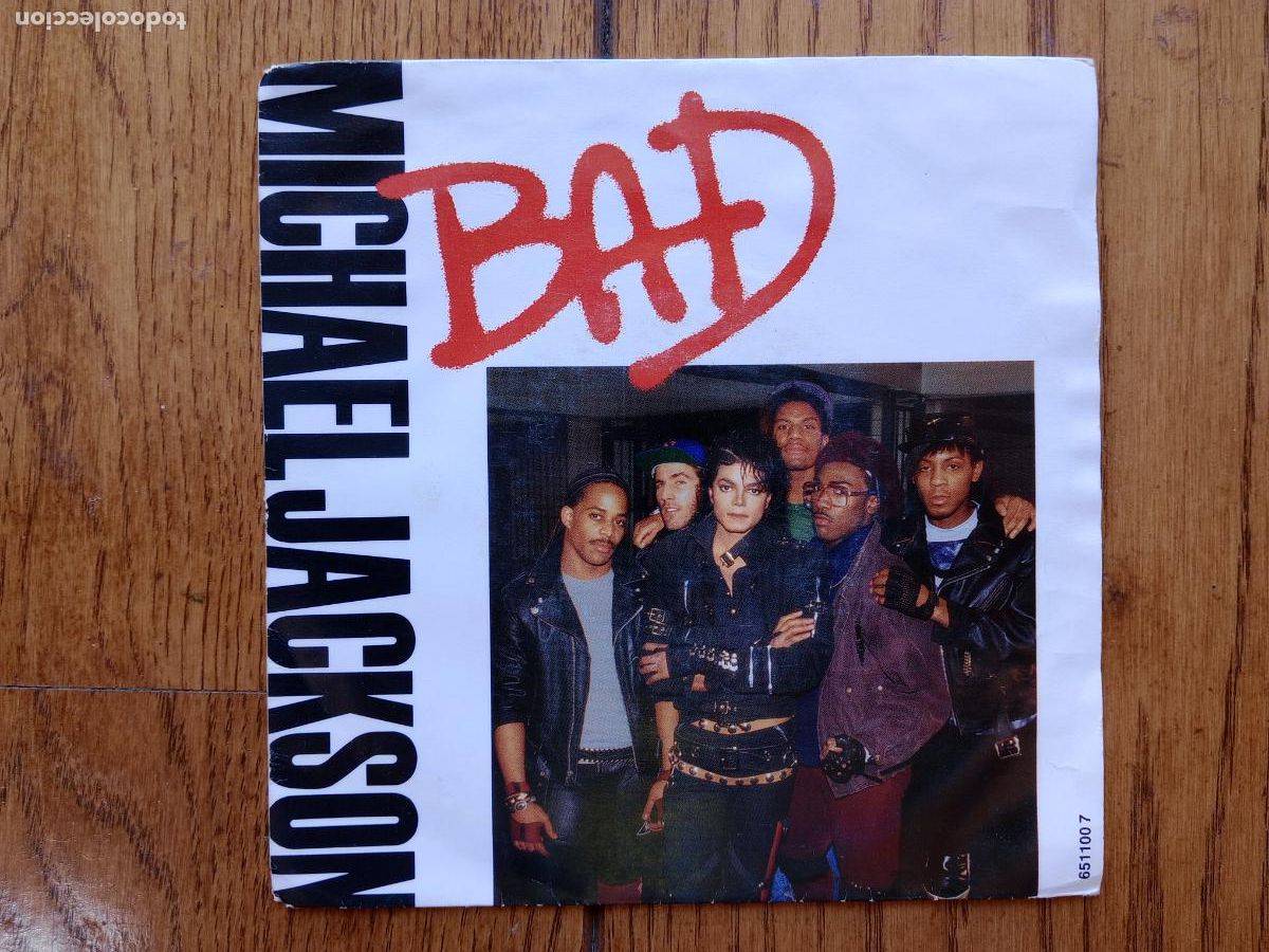 Discos de vinilo: Michael Jackson - Bad + I can't help It