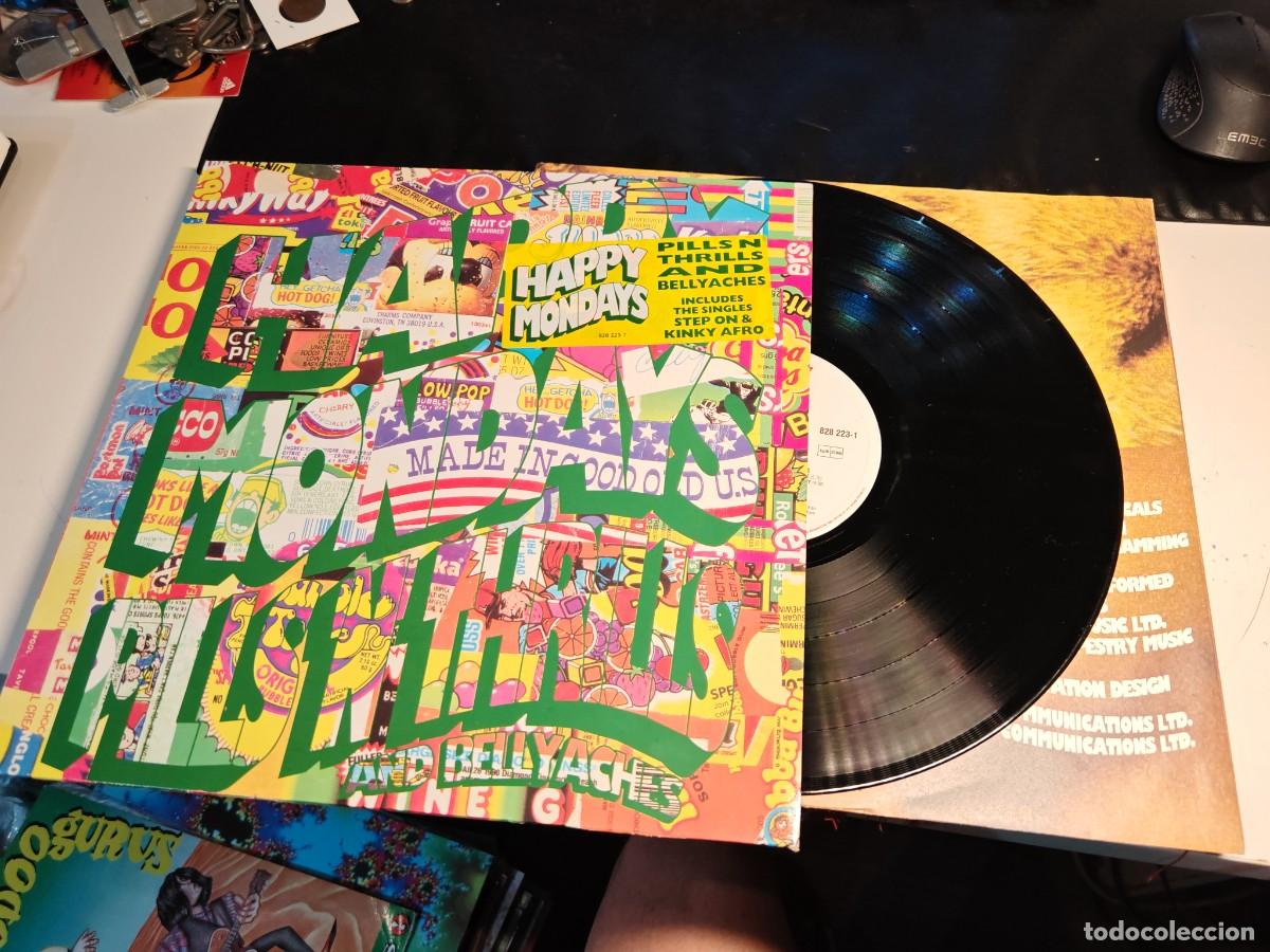 Discos de vinilo: lp Happy mondays pills n,thrills and bellyaches London records 1990 encarte