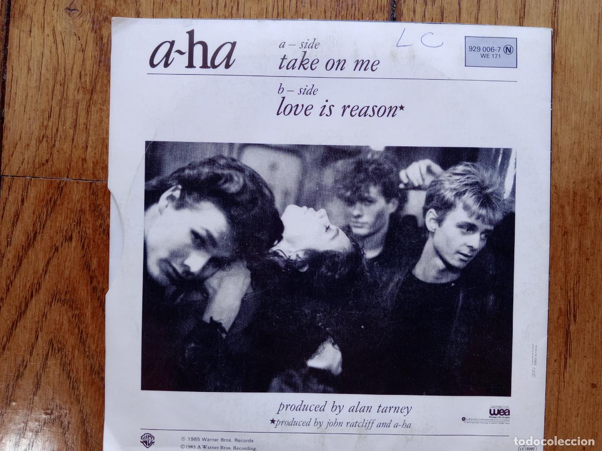 Discos de vinilo: a-ha - take on me + love is reason - Foto 2