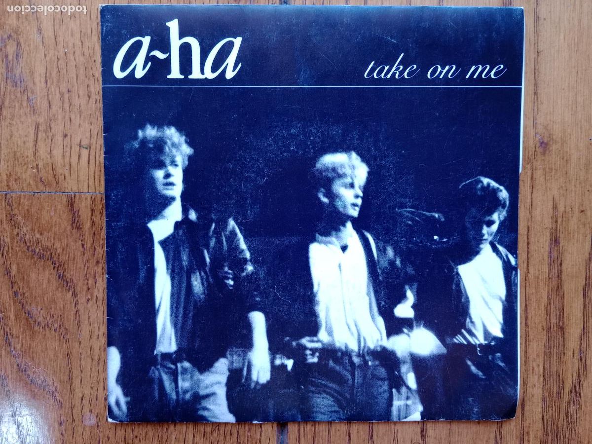 Discos de vinilo: a-ha - take on me + love is reason