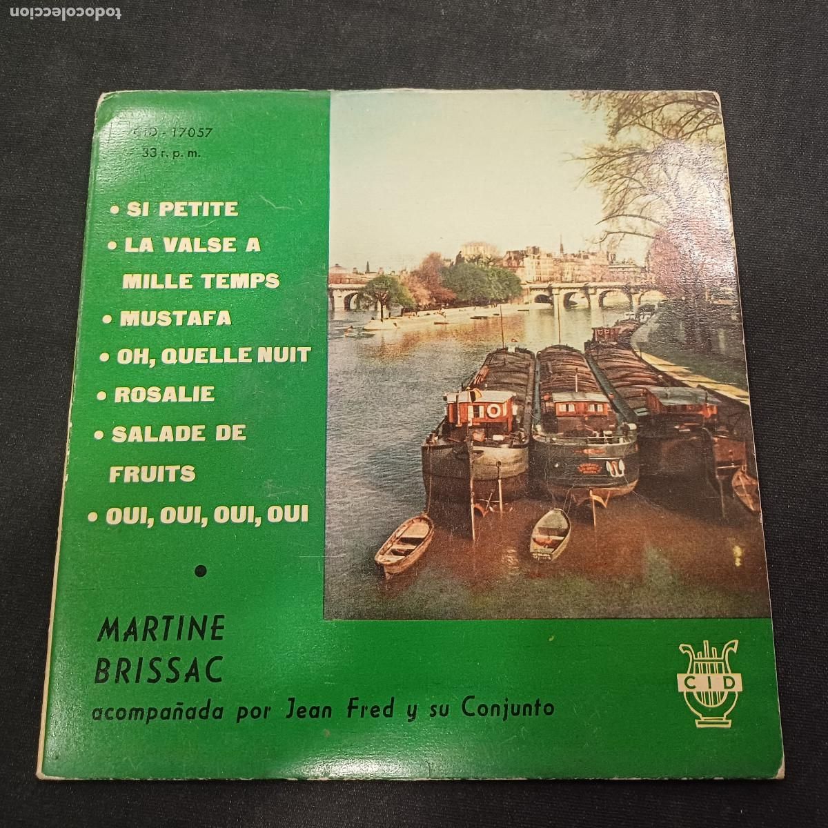 Discos de vinilo: MARTINE BRISSAC/SI PETITE/SINGLE. - Foto 1