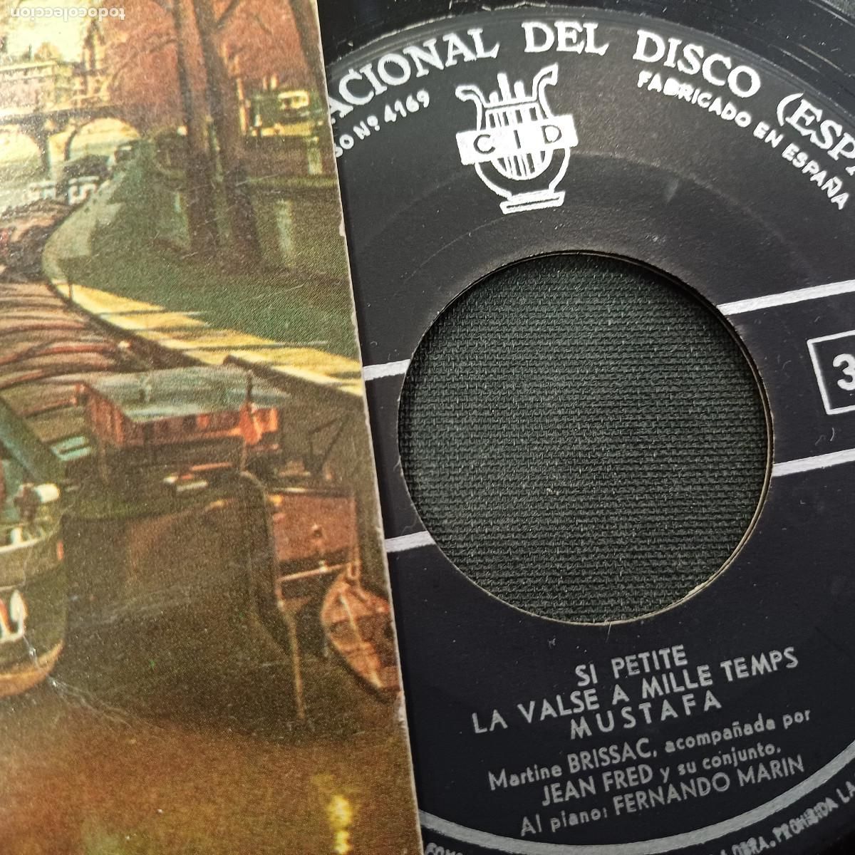 Discos de vinilo: MARTINE BRISSAC/SI PETITE/SINGLE. - Foto 2