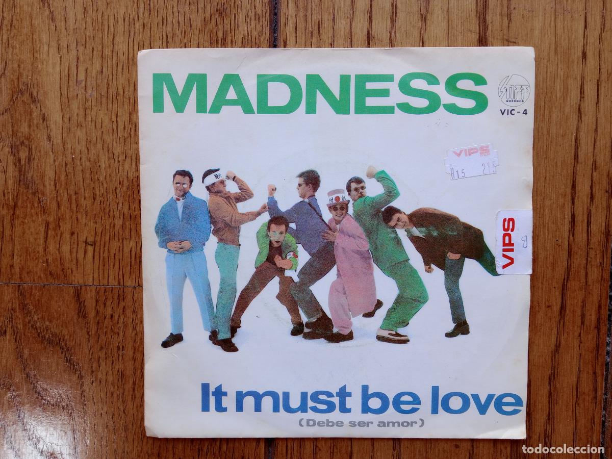 Discos de vinilo: Madness - It must be love (debe ser amor) + shadow on the house (sombra en la casa)