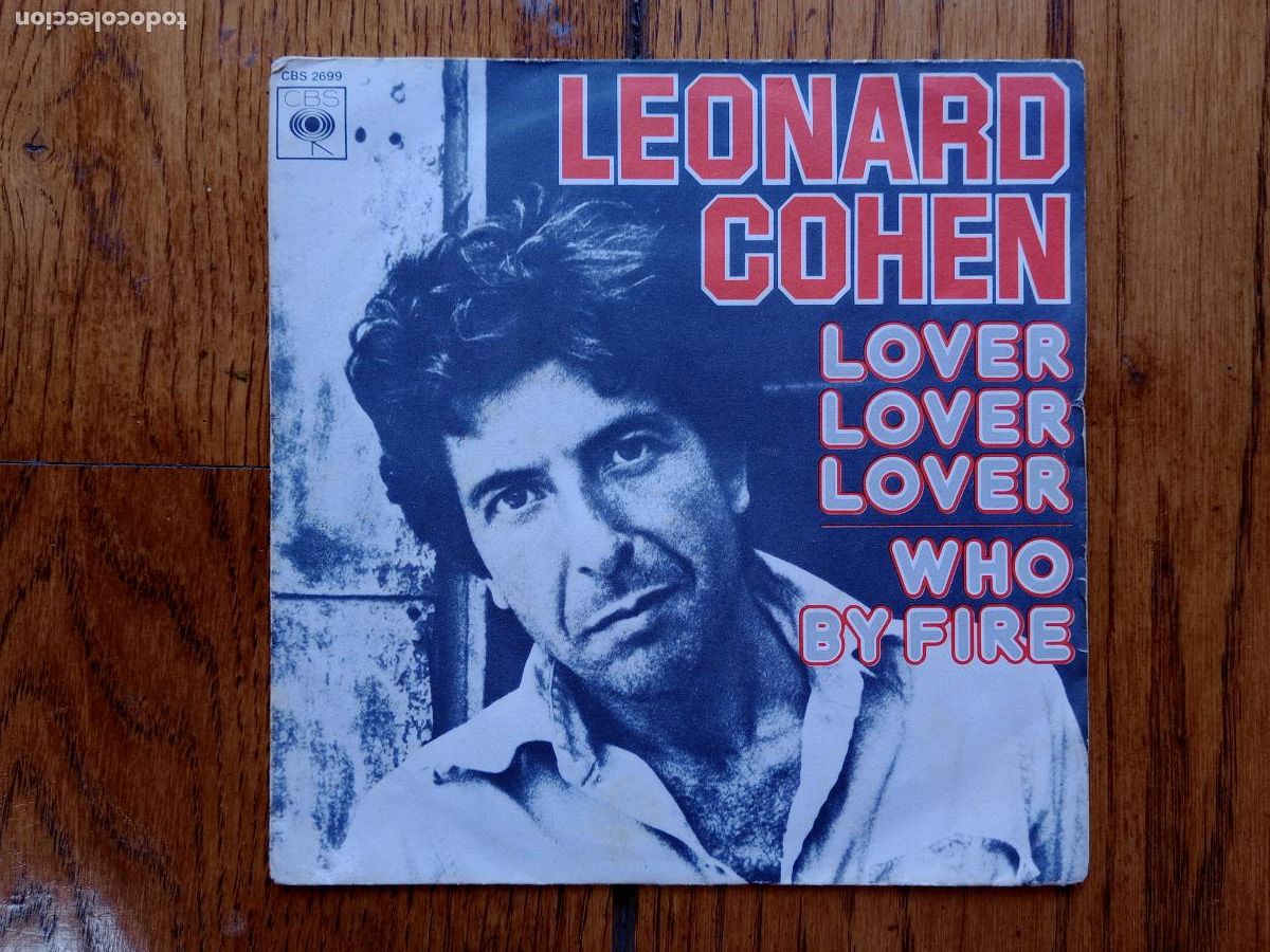 Discos de vinilo: Leonard Cohen - lover lover lover + who by fire