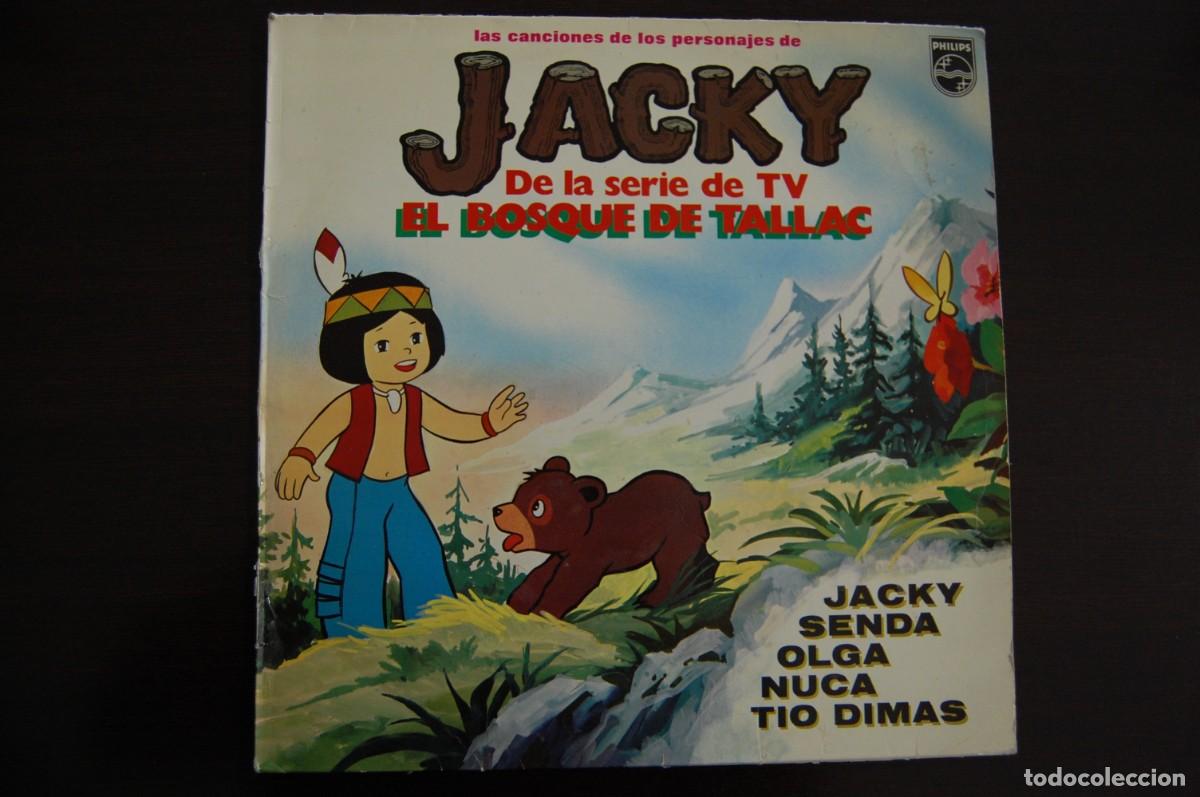 Discos de vinilo: Jacky de la serie de TV EL BOSQUE DE TALLAC