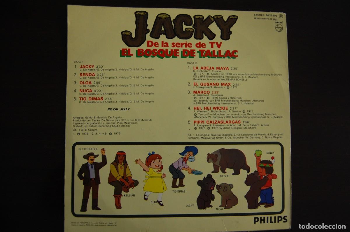 Discos de vinilo: Jacky de la serie de TV EL BOSQUE DE TALLAC - Foto 2