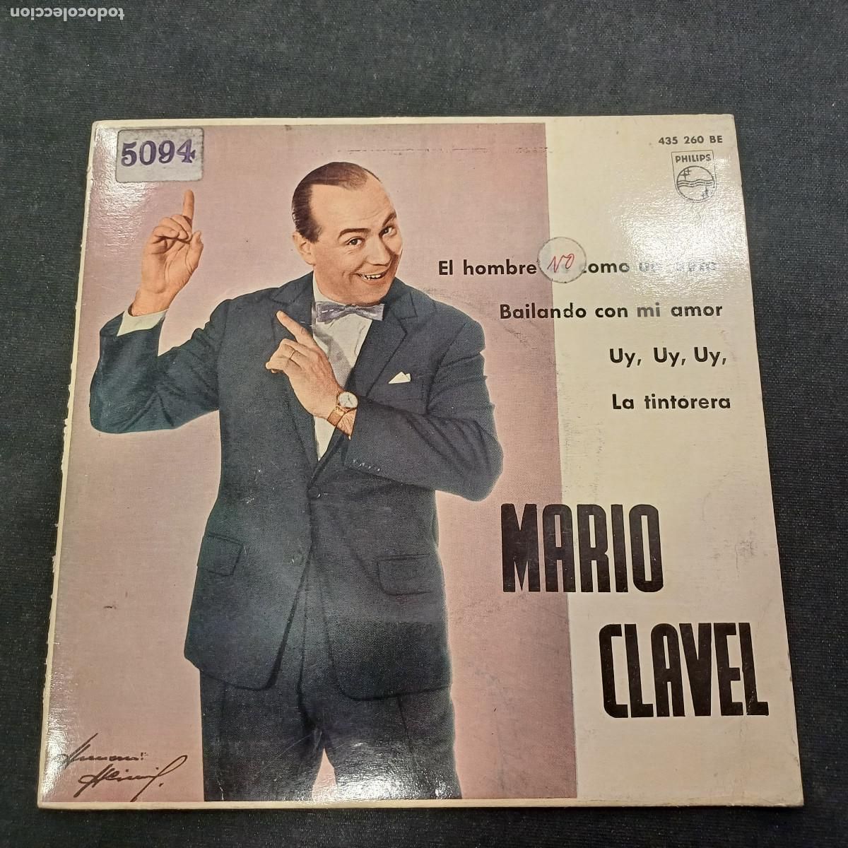 Discos de vinilo: MARIO CLAVEL/EL HOMBRE ES COMO UN AUTO/SINGLE.