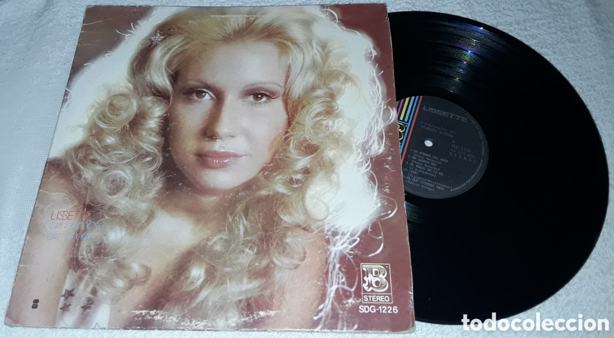 Discos de vinilo: LP - LISSETTE - EN NOMBRE DEL AMOR - HECHO EN PUERTO RICO 1972