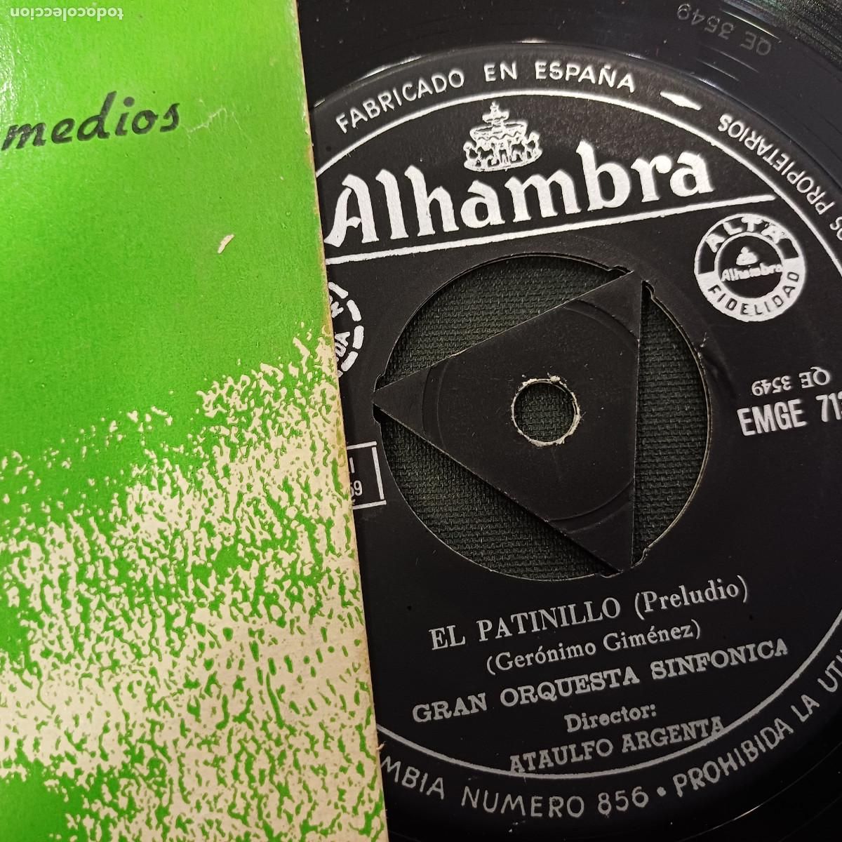 Discos de vinilo: ATAULFO ARGENTA/LA MARCHENERA/SINGLE. - Foto 2