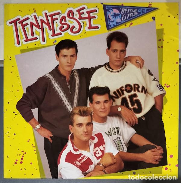 Discos de vinilo: Tennessee - Una Noche En Malib&uacute; - LP EMI ref. 066 7933761. Ed. espa&ntilde;ola 1989.