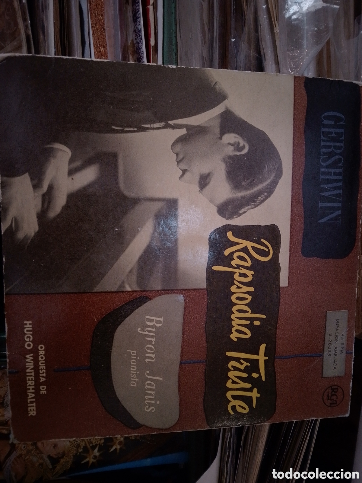 Discos de vinilo: GERSHWIN. RAPSODIA TRISTE. BYRON JANIS PIANO. RCA. 1958