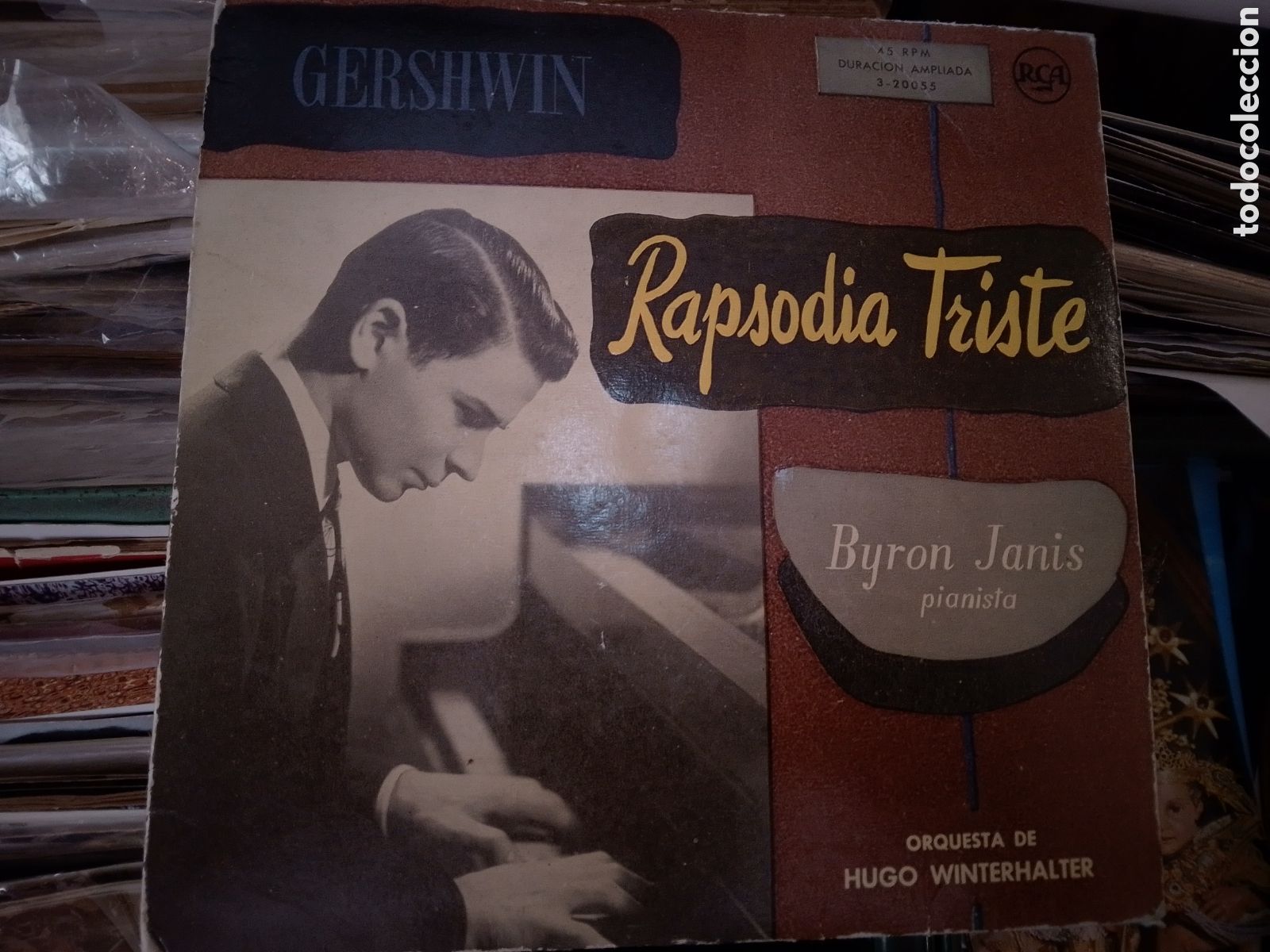 Discos de vinilo: GERSHWIN. RAPSODIA TRISTE. BYRON JANIS PIANO. RCA. 1958