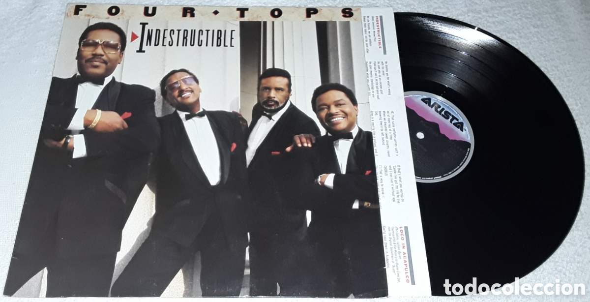 Discos de vinilo: LP - FOUR TOPS - INDESTRUCTIBLE - MADE IN GERMANY